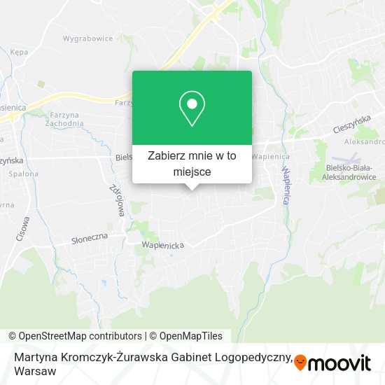 Mapa Martyna Kromczyk-Żurawska Gabinet Logopedyczny