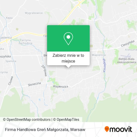 Mapa Firma Handlowa Greń Małgorzata