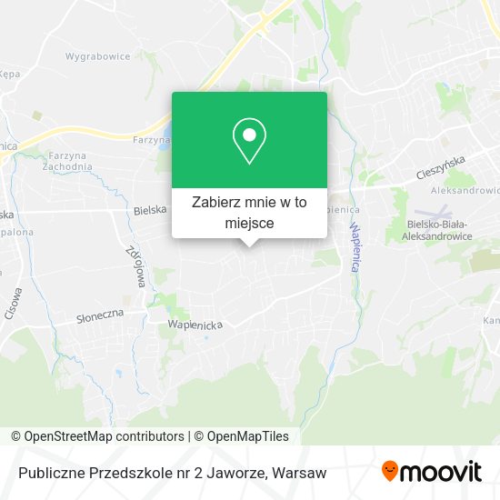 Mapa Publiczne Przedszkole nr 2 Jaworze