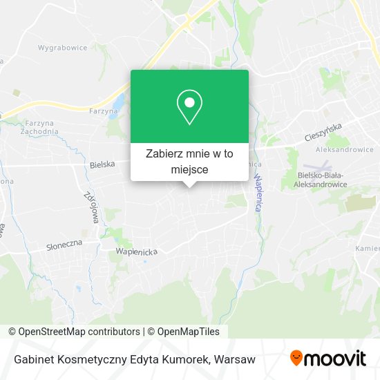 Mapa Gabinet Kosmetyczny Edyta Kumorek