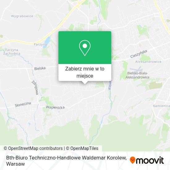 Mapa Bth-Biuro Techniczno-Handlowe Waldemar Korolew