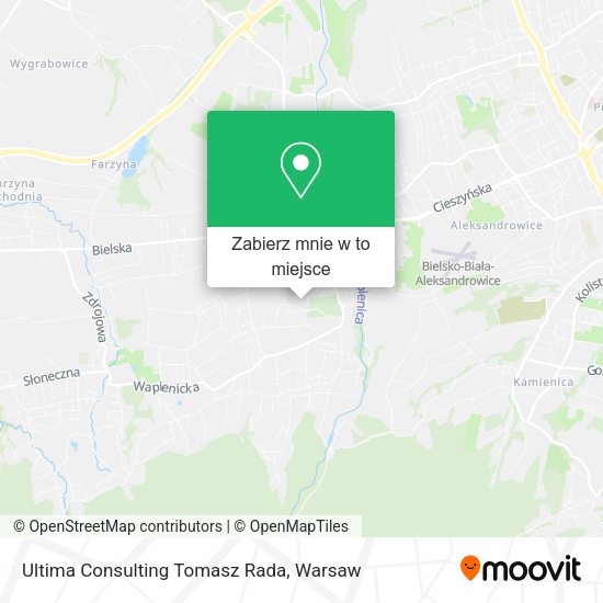 Mapa Ultima Consulting Tomasz Rada