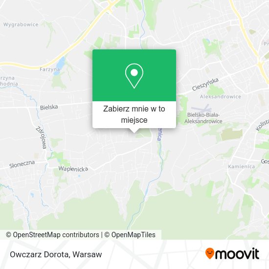 Mapa Owczarz Dorota