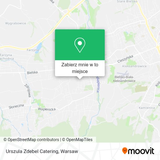 Mapa Urszula Zdebel Catering