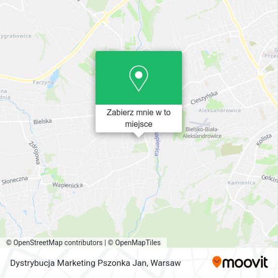 Mapa Dystrybucja Marketing Pszonka Jan