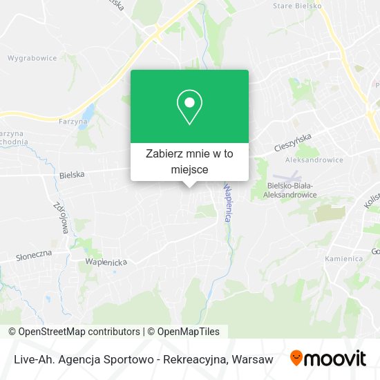 Mapa Live-Ah. Agencja Sportowo - Rekreacyjna