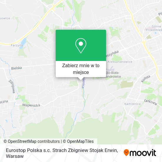 Mapa Eurostop Polska s.c. Strach Zbigniew Stojak Erwin