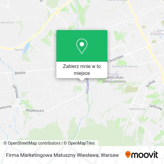 Mapa Firma Marketingowa Matuszny Wiesława