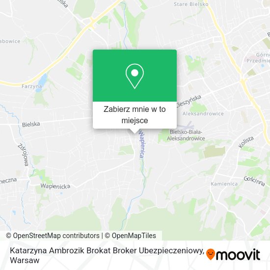 Mapa Katarzyna Ambrozik Brokat Broker Ubezpieczeniowy