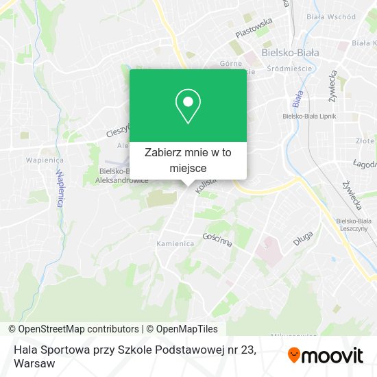 Mapa Hala Sportowa przy Szkole Podstawowej nr 23