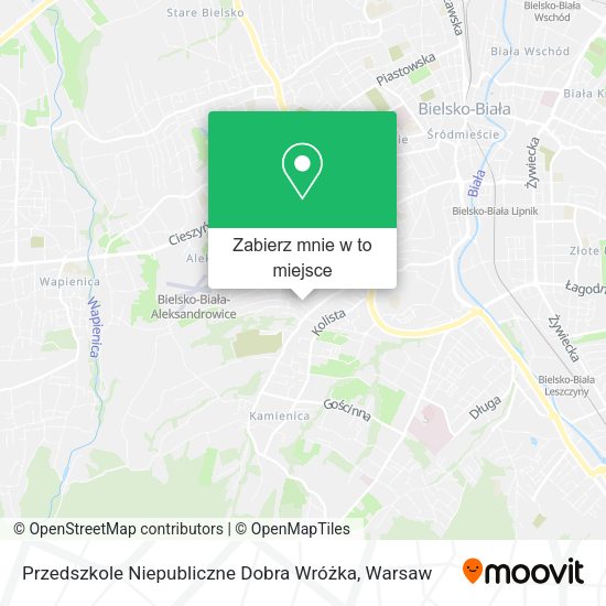 Mapa Przedszkole Niepubliczne Dobra Wróżka