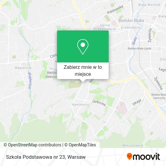 Mapa Szkoła Podstawowa nr 23