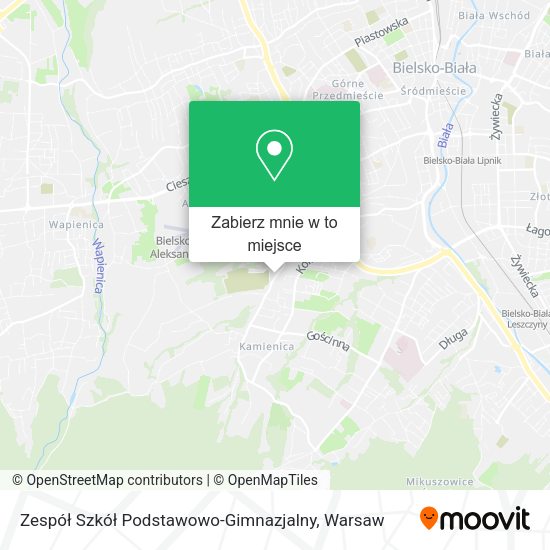 Mapa Zespół Szkół Podstawowo-Gimnazjalny