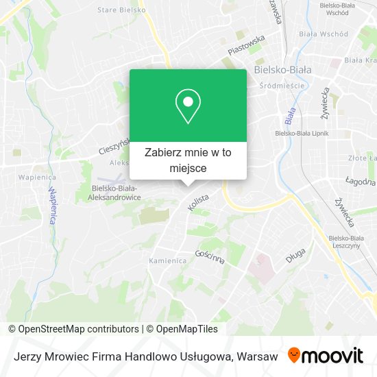 Mapa Jerzy Mrowiec Firma Handlowo Usługowa