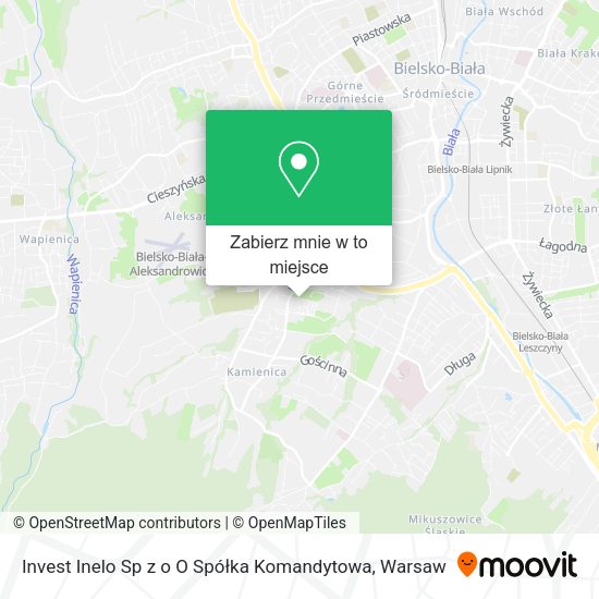 Mapa Invest Inelo Sp z o O Spółka Komandytowa