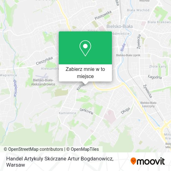 Mapa Handel Artykuly Skórzane Artur Bogdanowicz