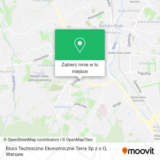 Mapa Biuro Techniczno Ekonomiczne Terra Sp z o O