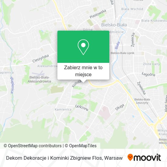 Mapa Dekom Dekoracje i Kominki Zbigniew Flos