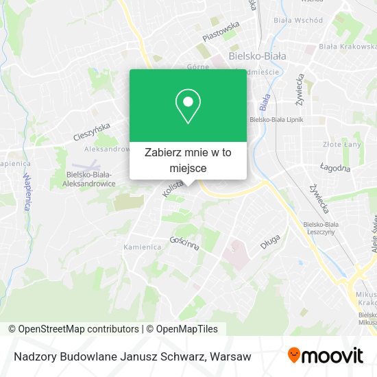 Mapa Nadzory Budowlane Janusz Schwarz