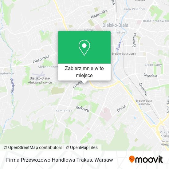 Mapa Firma Przewozowo Handlowa Trakus