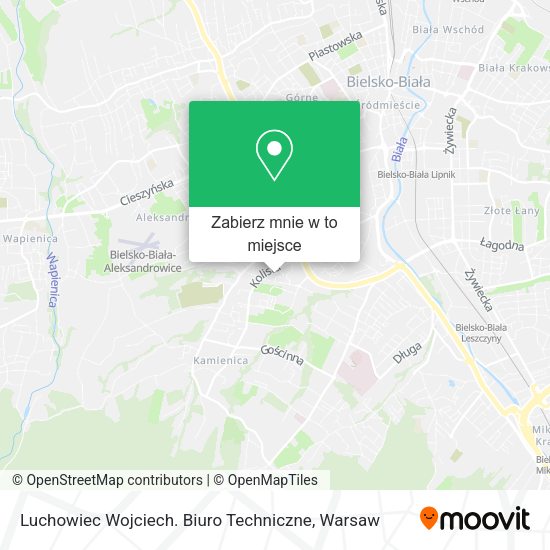 Mapa Luchowiec Wojciech. Biuro Techniczne