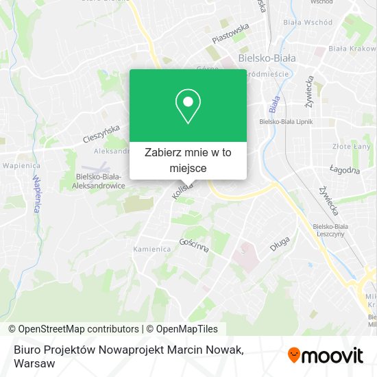 Mapa Biuro Projektów Nowaprojekt Marcin Nowak