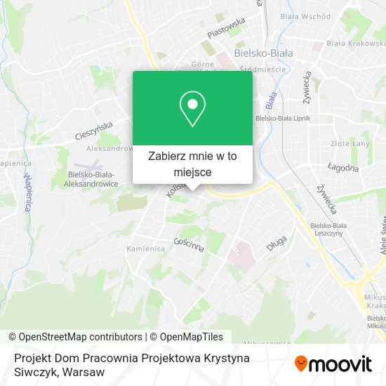 Mapa Projekt Dom Pracownia Projektowa Krystyna Siwczyk