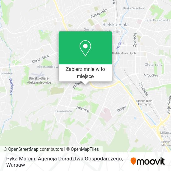 Mapa Pyka Marcin. Agencja Doradztwa Gospodarczego