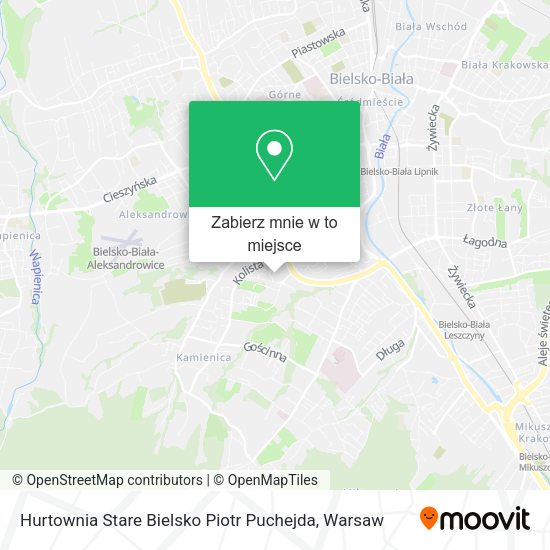 Mapa Hurtownia Stare Bielsko Piotr Puchejda