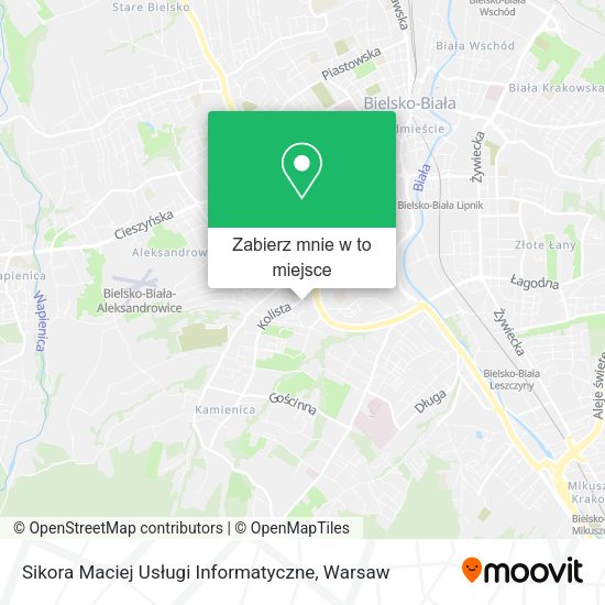 Mapa Sikora Maciej Usługi Informatyczne