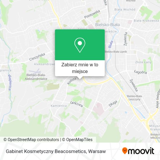 Mapa Gabinet Kosmetyczny Beacosmetics