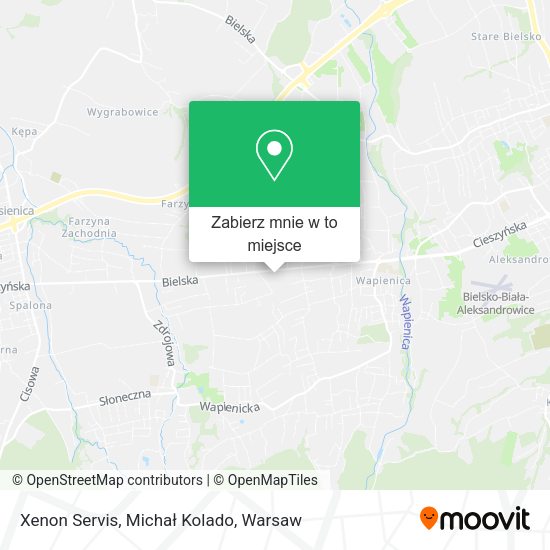 Mapa Xenon Servis, Michał Kolado