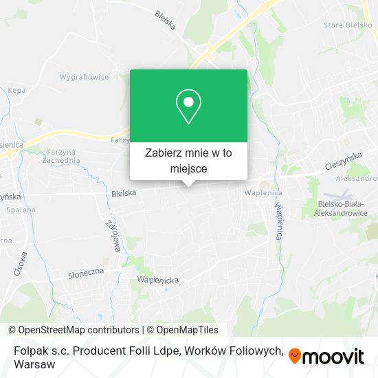 Mapa Folpak s.c. Producent Folii Ldpe, Worków Foliowych