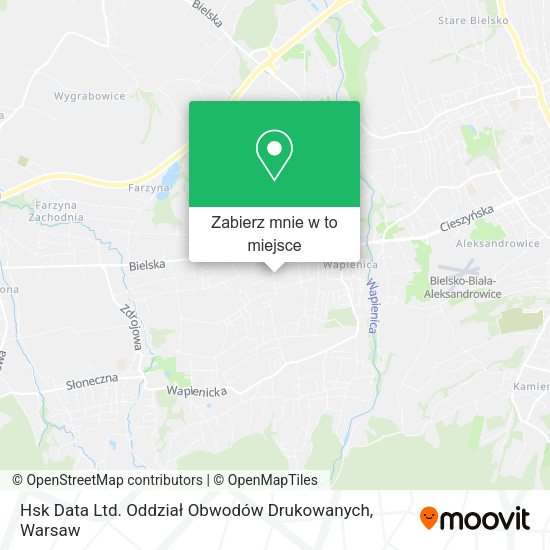 Mapa Hsk Data Ltd. Oddział Obwodów Drukowanych