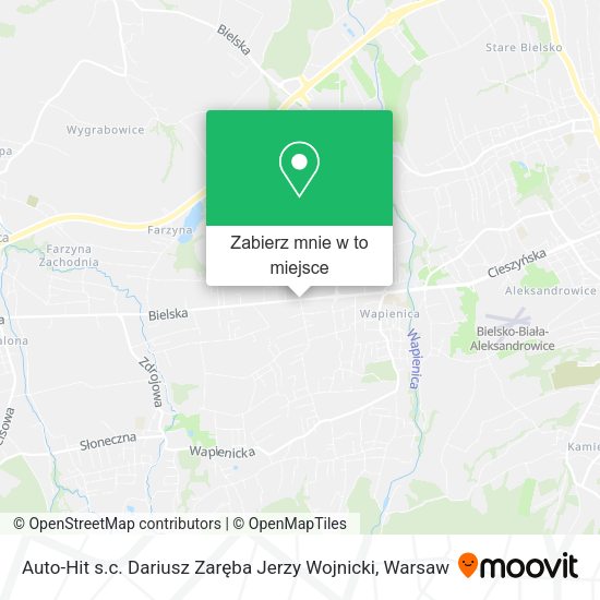 Mapa Auto-Hit s.c. Dariusz Zaręba Jerzy Wojnicki