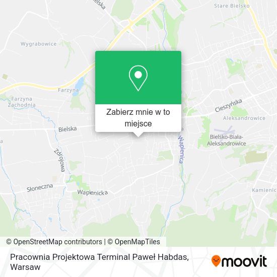 Mapa Pracownia Projektowa Terminal Paweł Habdas