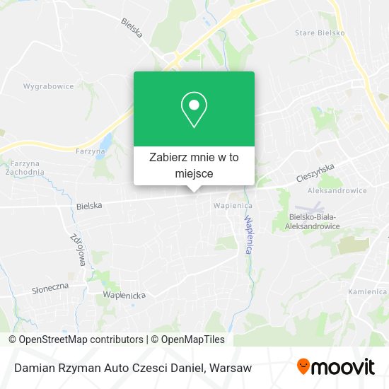 Mapa Damian Rzyman Auto Czesci Daniel