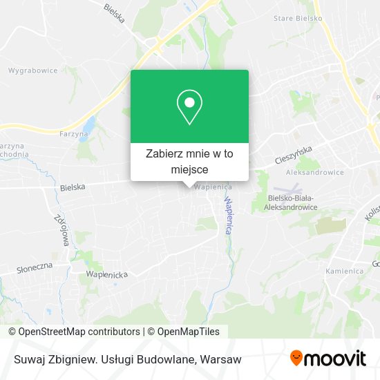 Mapa Suwaj Zbigniew. Usługi Budowlane