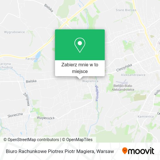 Mapa Biuro Rachunkowe Piotrex Piotr Magiera