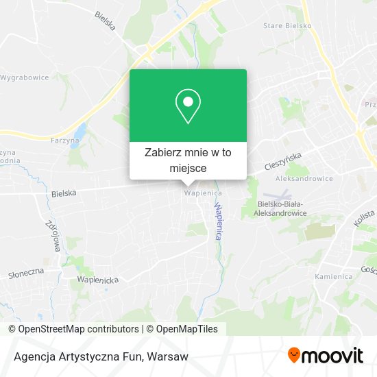 Mapa Agencja Artystyczna Fun