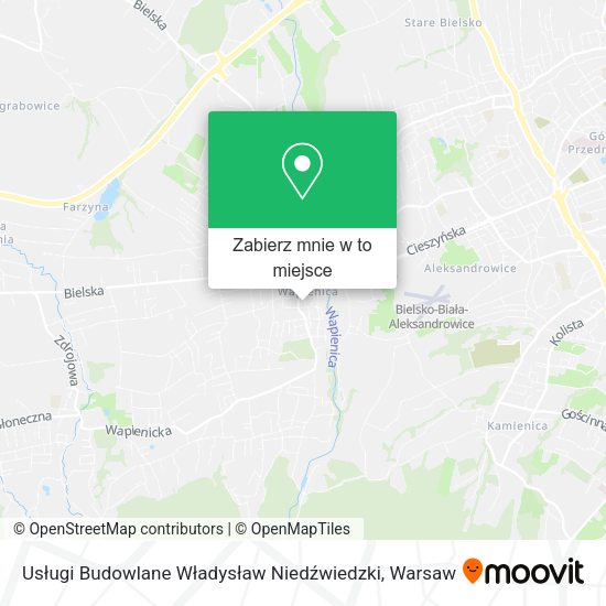 Mapa Usługi Budowlane Władysław Niedźwiedzki