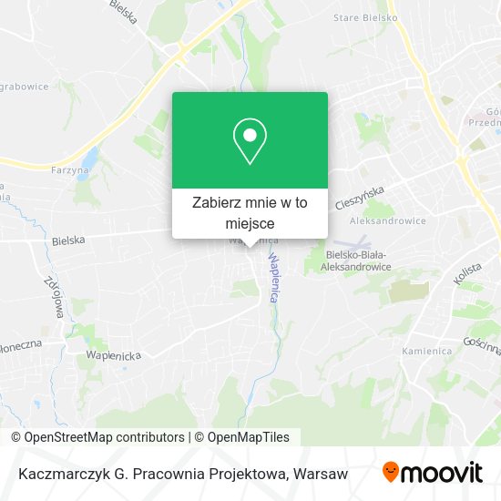 Mapa Kaczmarczyk G. Pracownia Projektowa