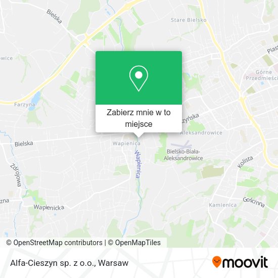 Mapa Alfa-Cieszyn sp. z o.o.