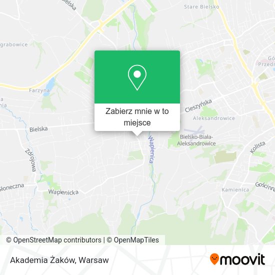 Mapa Akademia Żaków