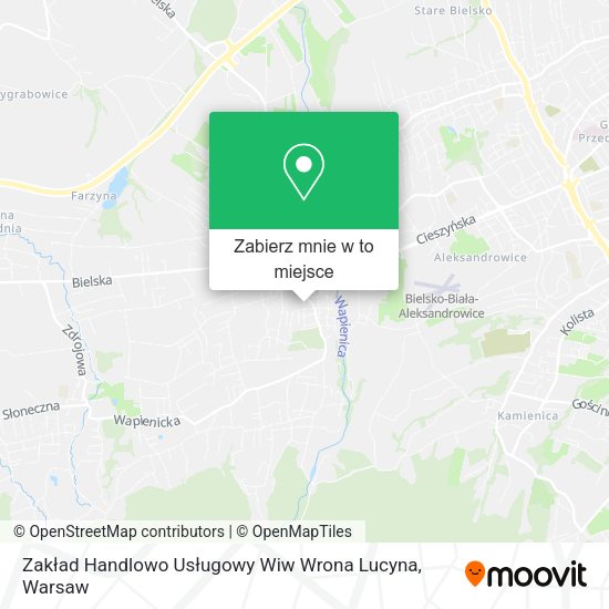 Mapa Zakład Handlowo Usługowy Wiw Wrona Lucyna