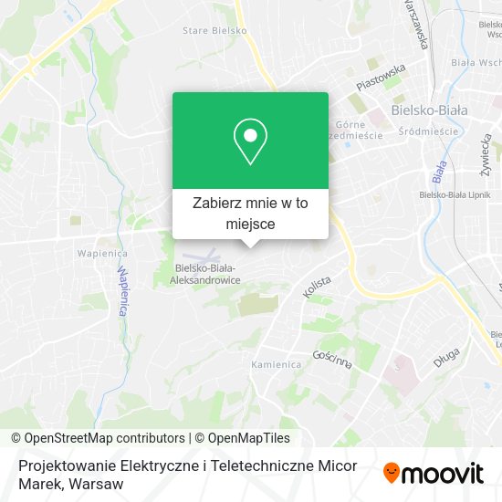 Mapa Projektowanie Elektryczne i Teletechniczne Micor Marek