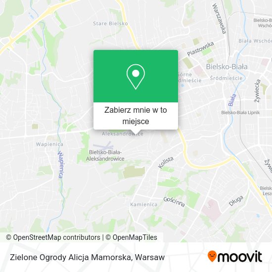 Mapa Zielone Ogrody Alicja Mamorska