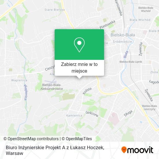 Mapa Biuro Inżynierskie Projekt A z Łukasz Hoczek