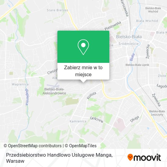 Mapa Przedsiebiorstwo Handlowo Uslugowe Manga