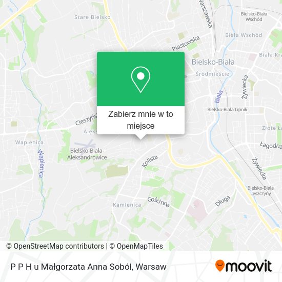 Mapa P P H u Małgorzata Anna Soból